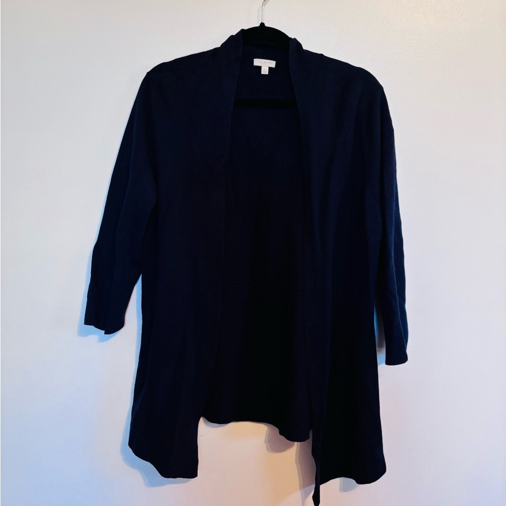 Talbots cardigan size large in pretty purple blue